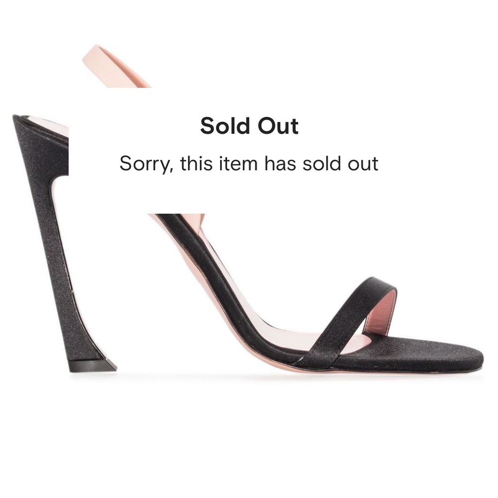 PIFERI PINK SATIN SANDALS 37 THE PINK BOTTOMS - Picture 5 of 10